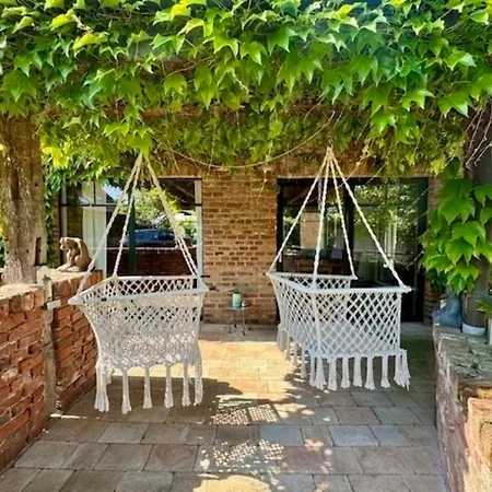 Tatil Evi Turm Auf Altem Bauernhof Gotterswickerhamm